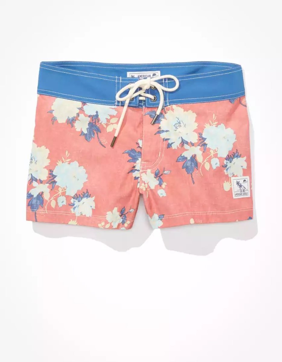 Shorts American Eagle AE x Outer Banks Board Rouge Femme | HUY-57039081